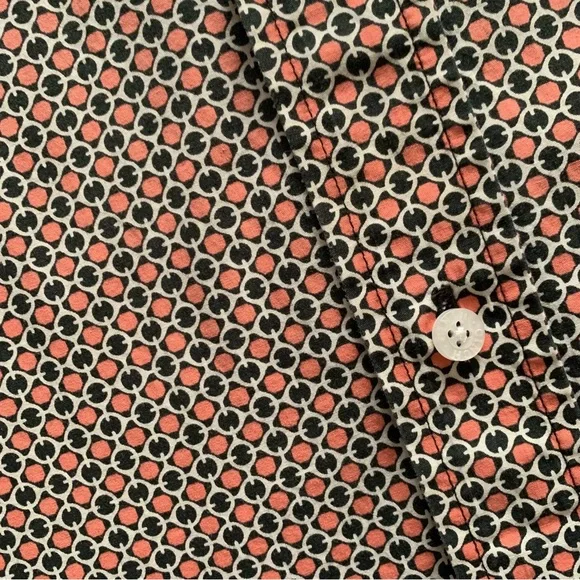 Cinch Black and Salmon Casual Button Down Shirt - Picture 4 of 5